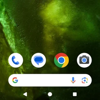 Androidスマートフォン→ナビゲーションバー→3ボタンナビゲーション