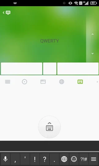 Androidアプリ→Remote Mouse→キーボード→オン