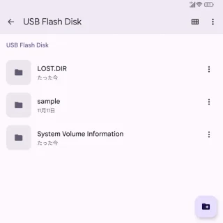 Unihertz Titan 2→Files by Google→USB Flash Disk