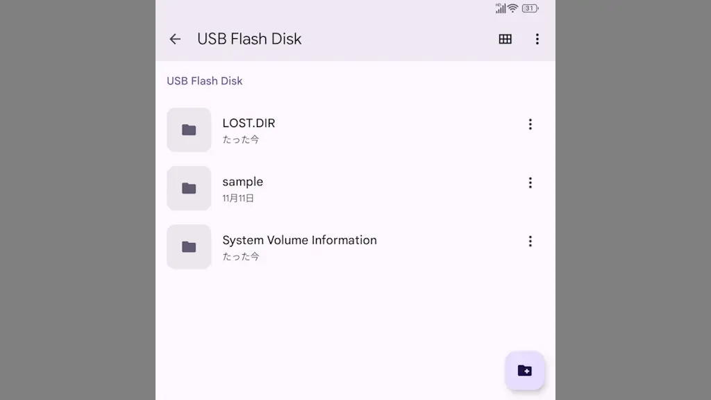 Android 15のTitan 2でUSBメモリーやSDカードなどを使う方法