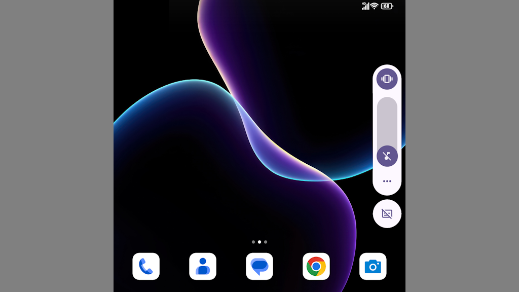 Android 15のTitan 2でマナーモードのアイコンを消す方法