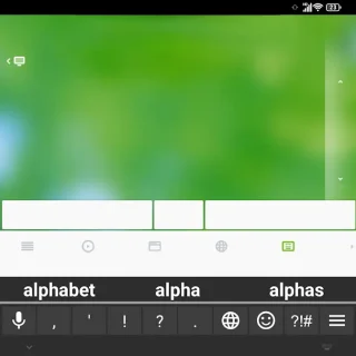Unihertz Titan 2→Remote Mouseアプリ→接続済み→画面キーボード→英字入力