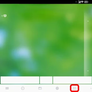 Unihertz Titan 2→Remote Mouseアプリ→接続済み→ツールバー→キーボードアイコン
