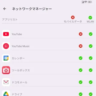 Unihertz Titan 2→設定→モバイルネットワーク→トラフィック管理→ネットワークマネージャー