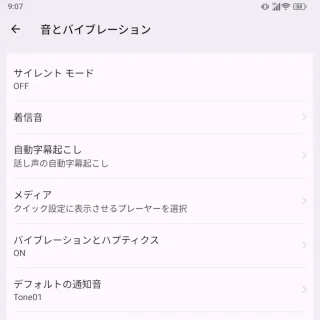 Unihertz Titan 2→設定→音とバイブレーション