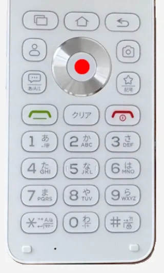 MIVE ケースマ→物理テンキー→決定ボタン