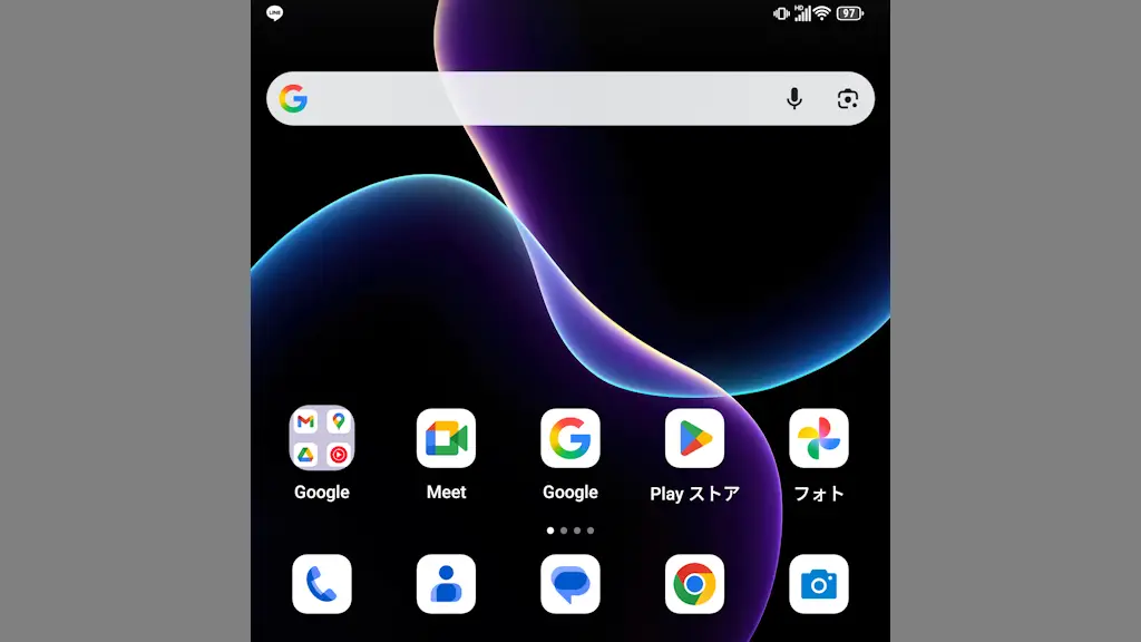 Android 16のTitan 2でステータスバーの時間を消す方法