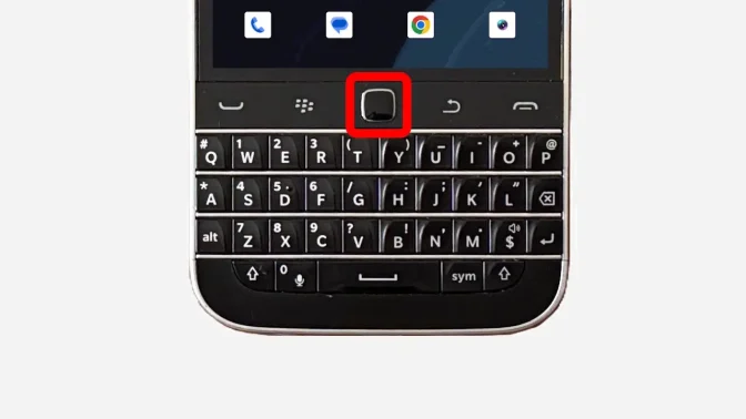 Zinwa Q25 Proの物理ナビゲーションキー→トラックパッド