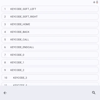 Zinwa Q25 Pro→Key Mapperアプリ→New key map→Actions→Choose an action→Input key code