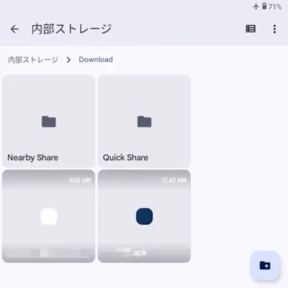 Zinwa Q25 Pro→Androidアプリ→Files by Google→内部ストレージ→Download