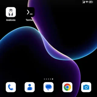 Unihertz Titan 2→ホーム画面→アイコン→Andronix
